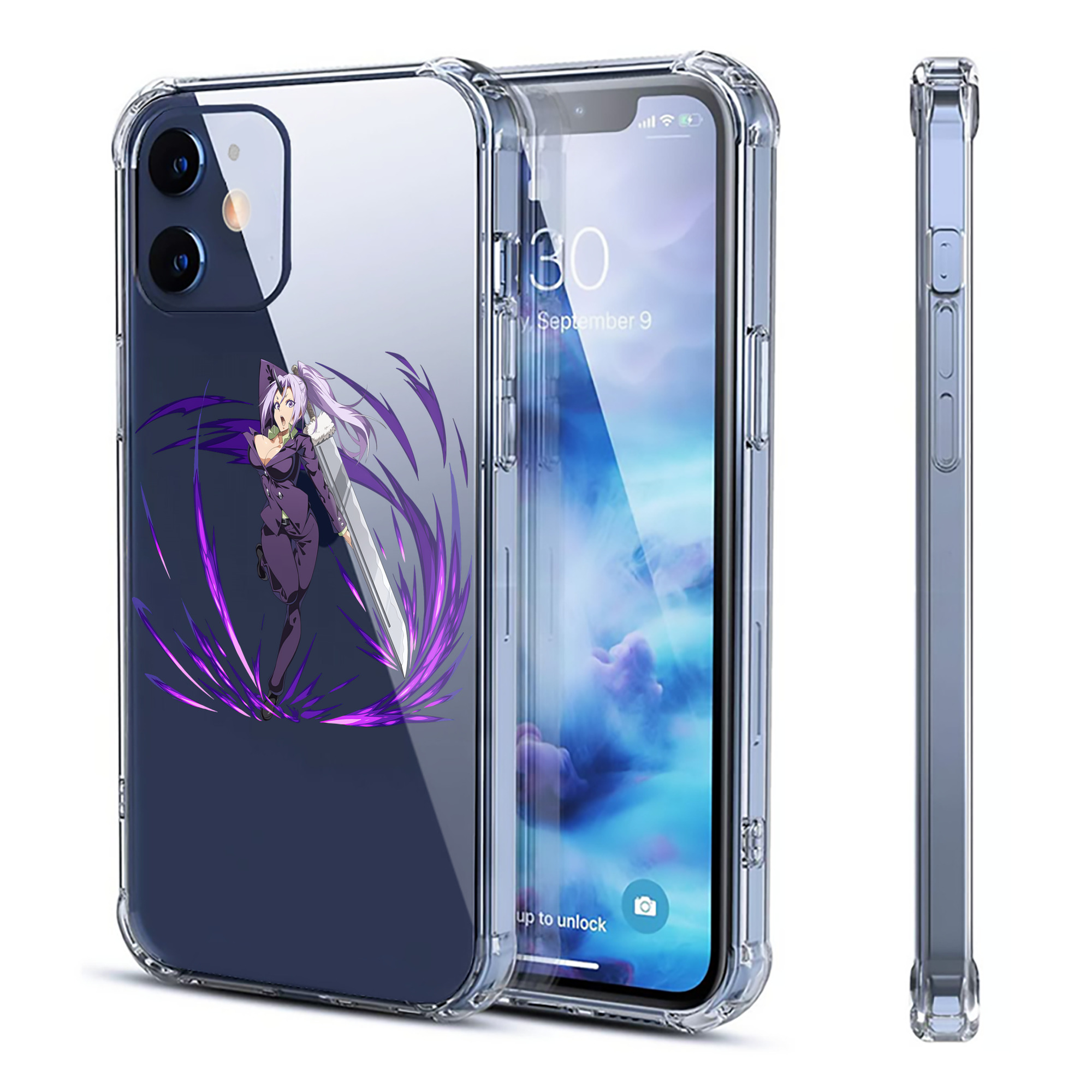（画像用） 転スラ Regarding Reincarnated to Slime 【iPhone 12シリーズ対応】透明スマホケース（クリアソフトケース）